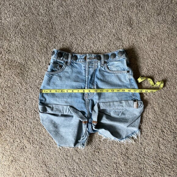 One Teaspoon Bandit High Waist Shorts - Picture 5 of 7